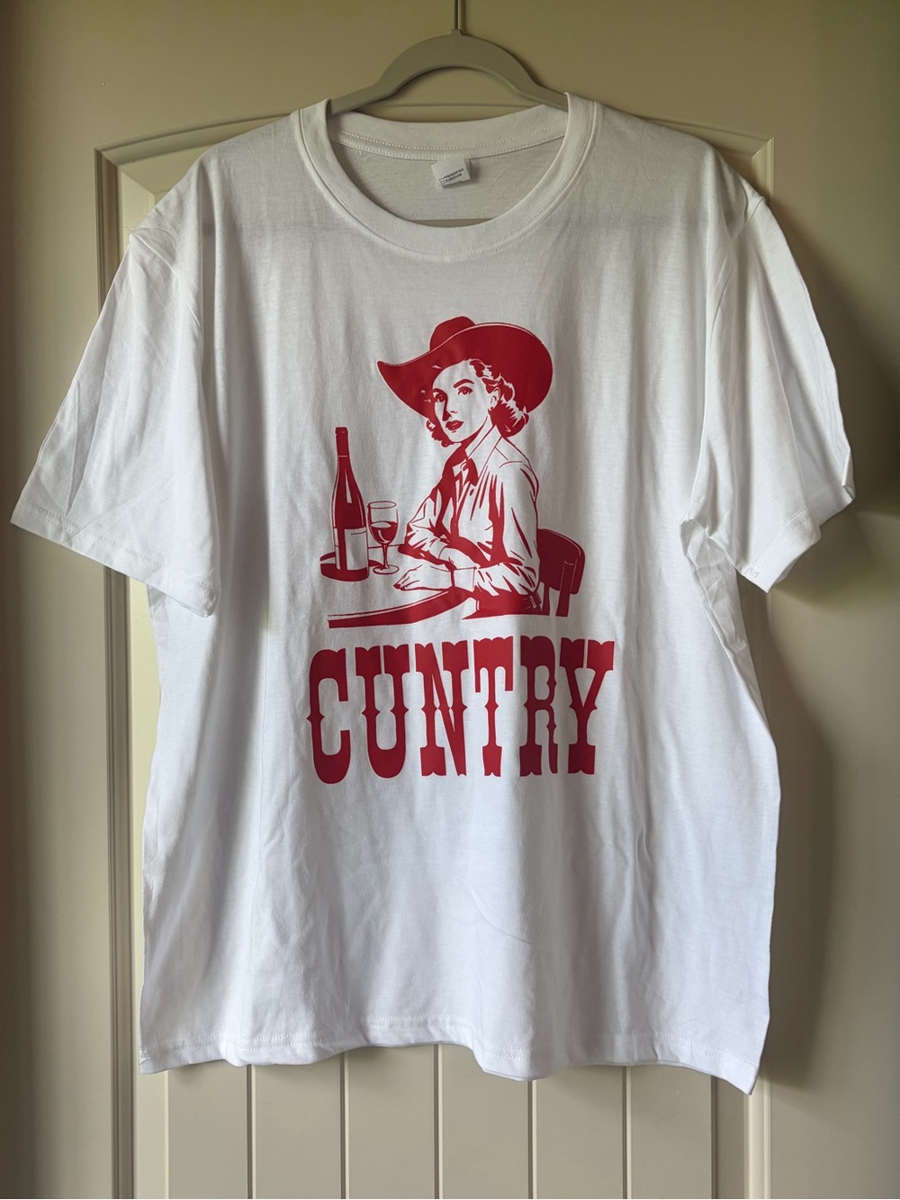 NWOT “Cuntry” Cowgirl Shirt